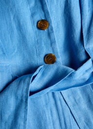 Petite Fiona Linen Button Jumpsuit