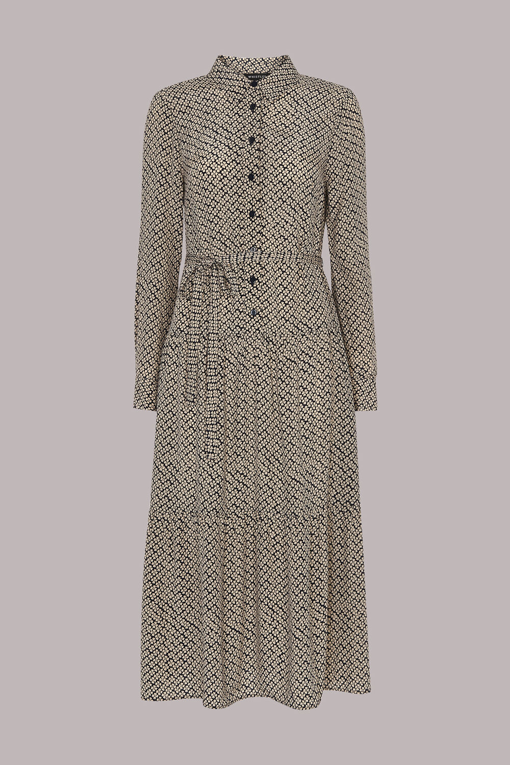 Clover Print Shirt Dress