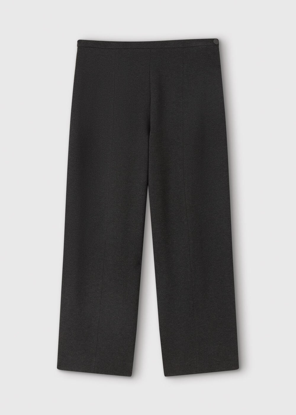 Grey Marl Petite Camilla Wide Leg Trouser