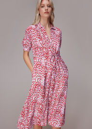 Summer Cheetah Midi Dress