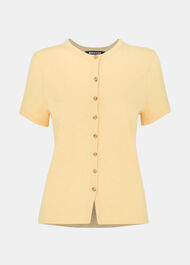 Isla Round Neck Button Tee