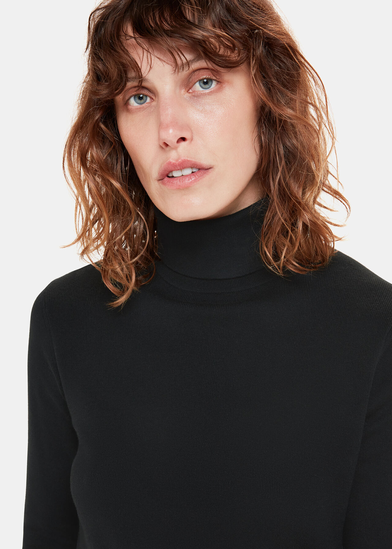 Maja Knitted Polo Neck Knit