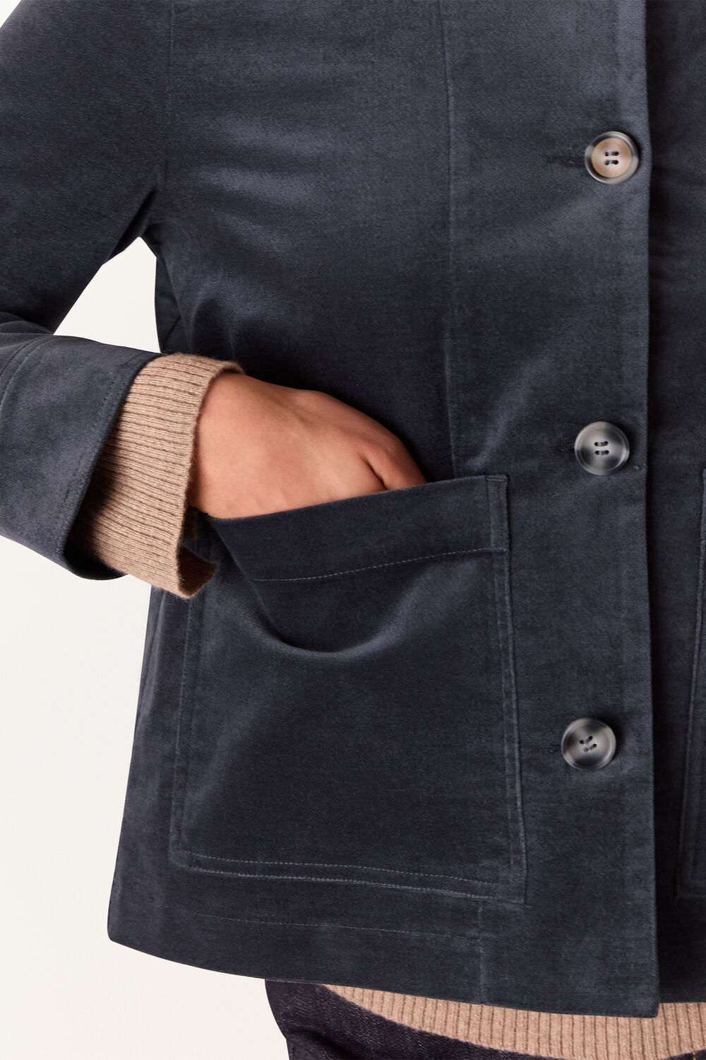 Nat Brushed Cotton Jacket