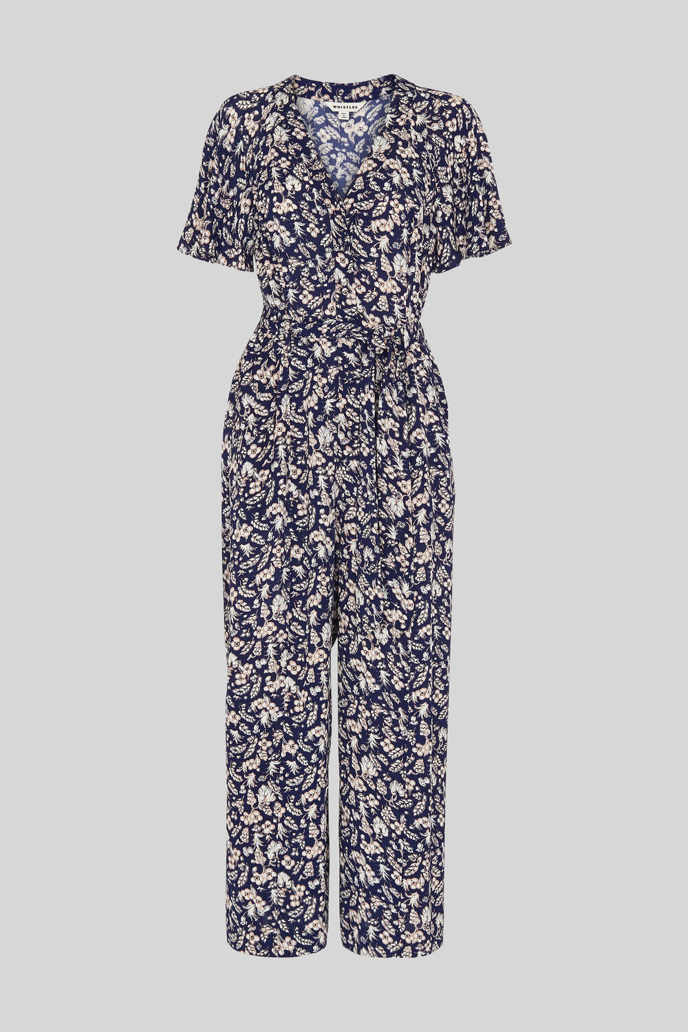Wheat Floral Jumpsuit