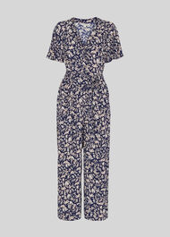 Wheat Floral Jumpsuit