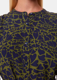 Abstract Petal Flippy Dress