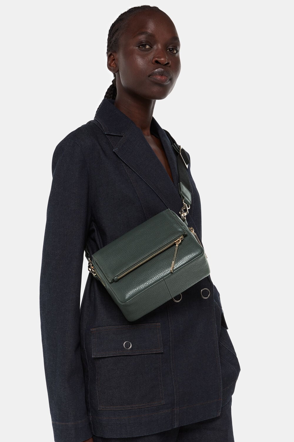 Green Bibi Crossbody Bag