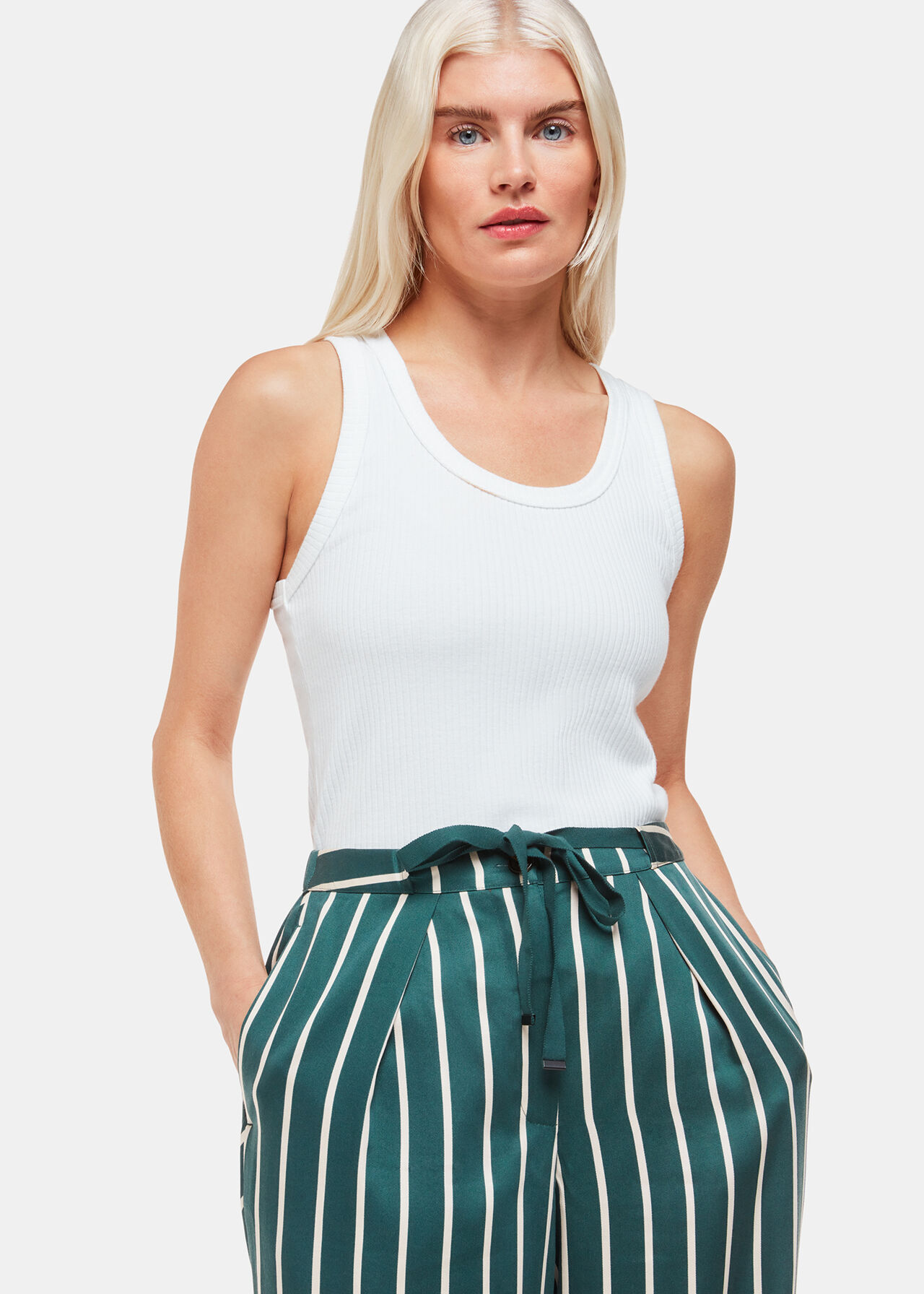 Petite Alex Stripe Trouser