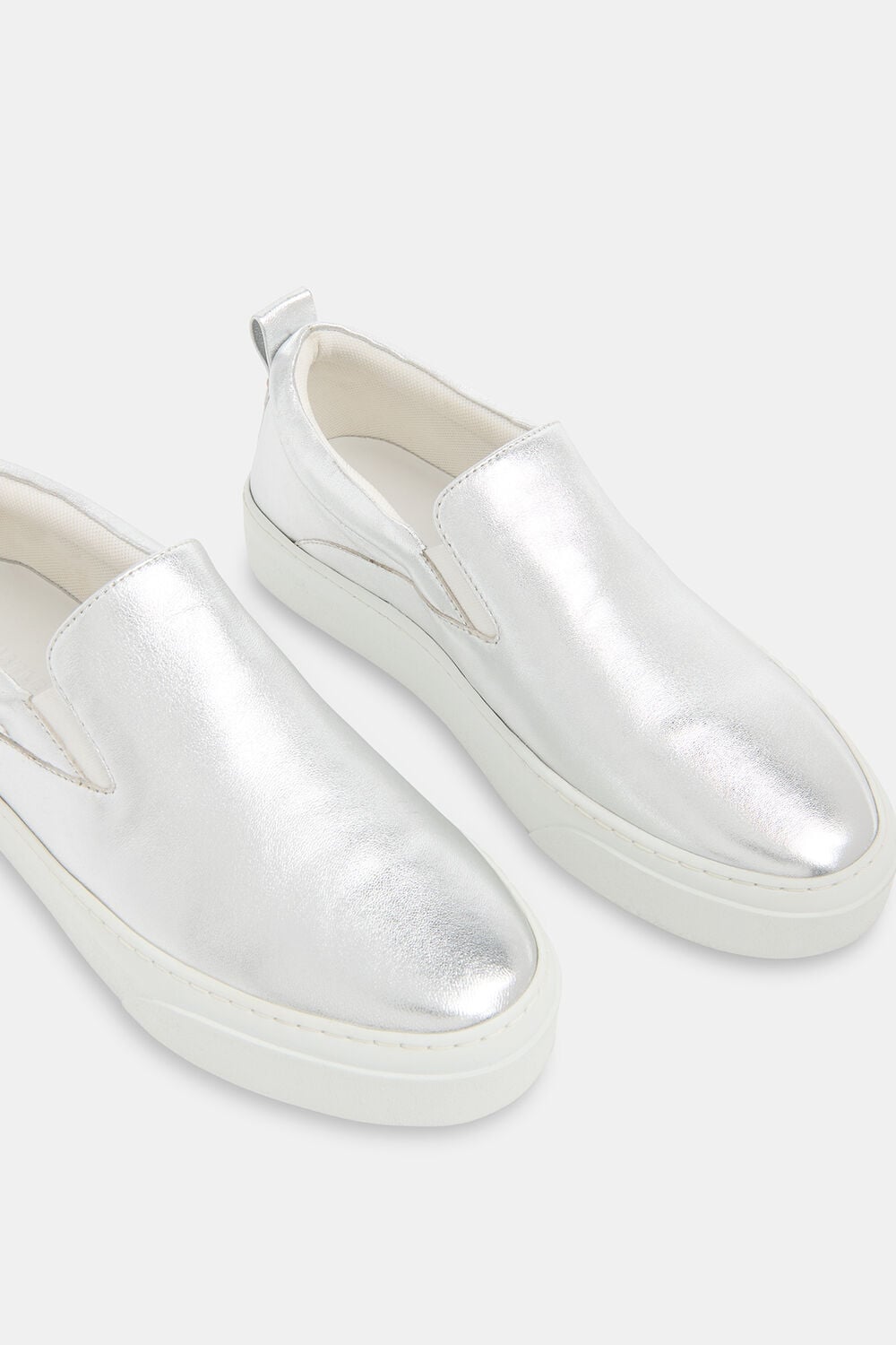 Silver Kinsley Slip On Sneaker&nbsp;