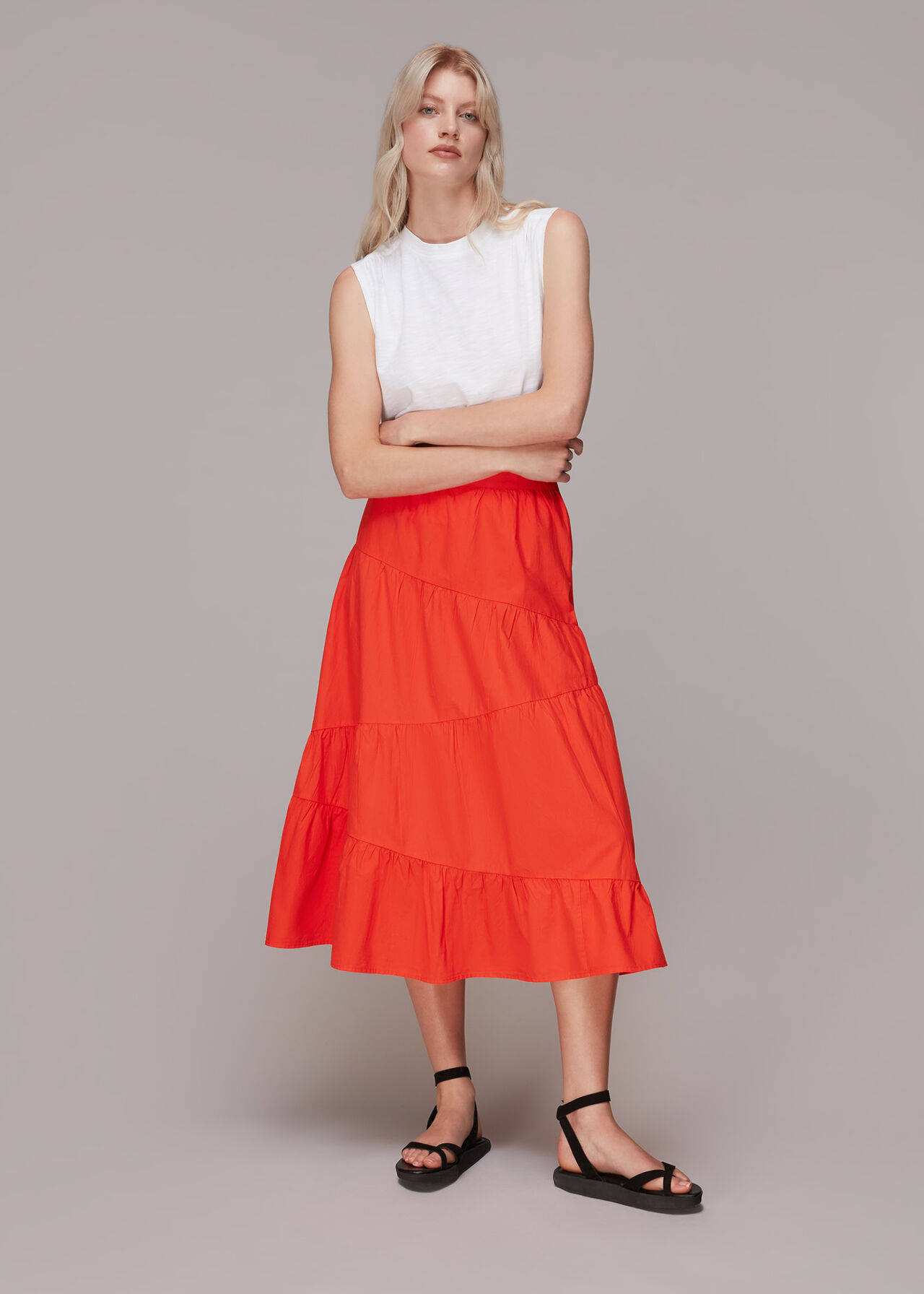 Maria Full Tiered Skirt