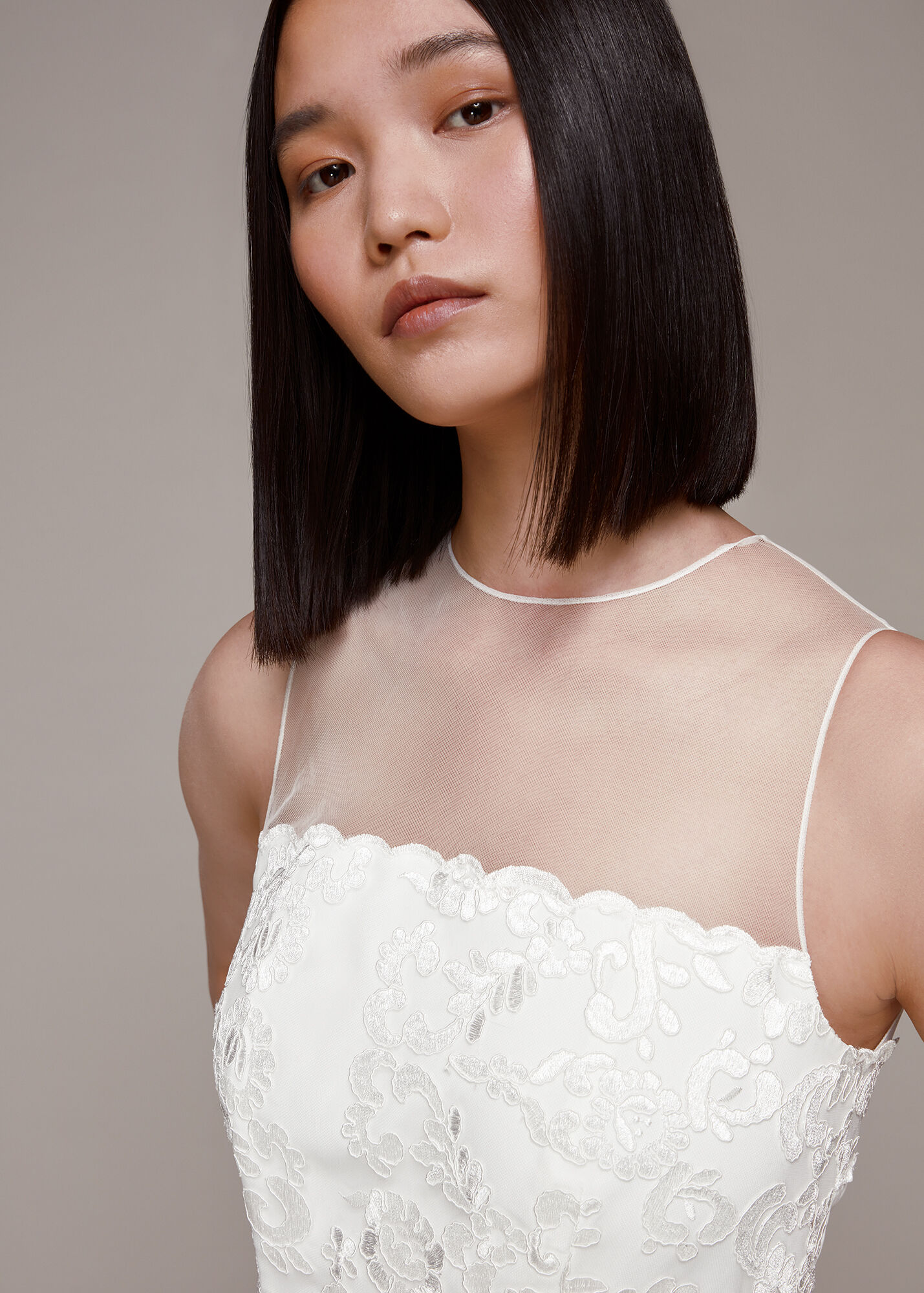 Ivory Therese Wedding Dress WHISTLES Whistles