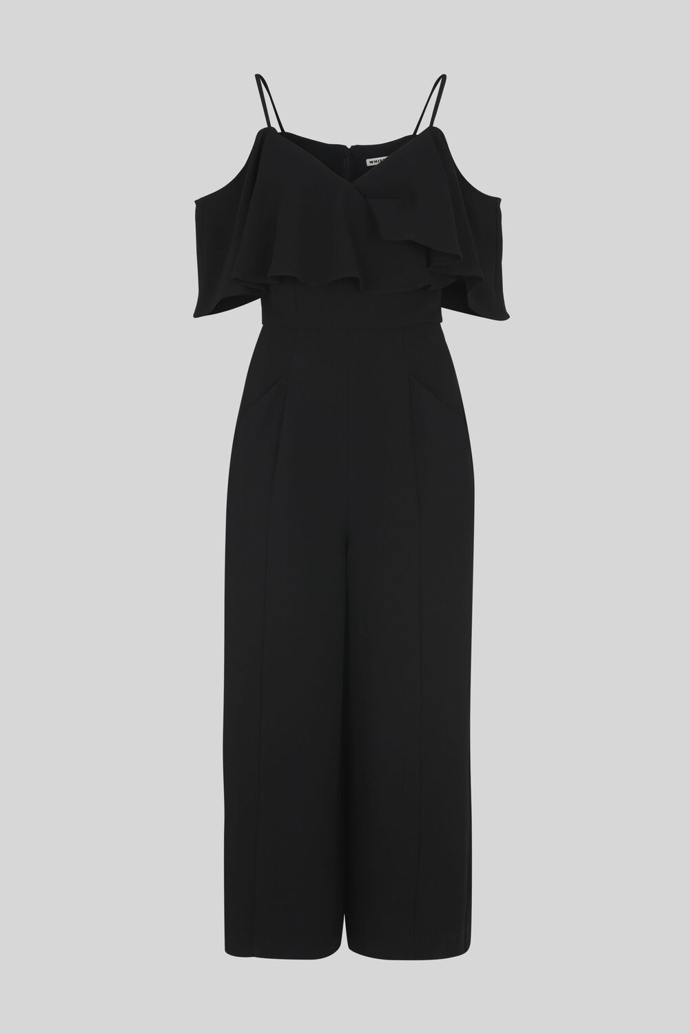 Camila Crepe Wrap Jumpsuit Black