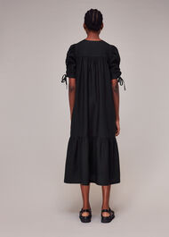 Elsie Seersucker Trapeze Dress