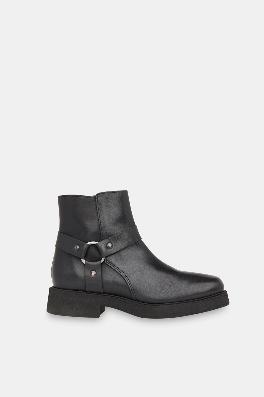 Black Matteo Biker Boot