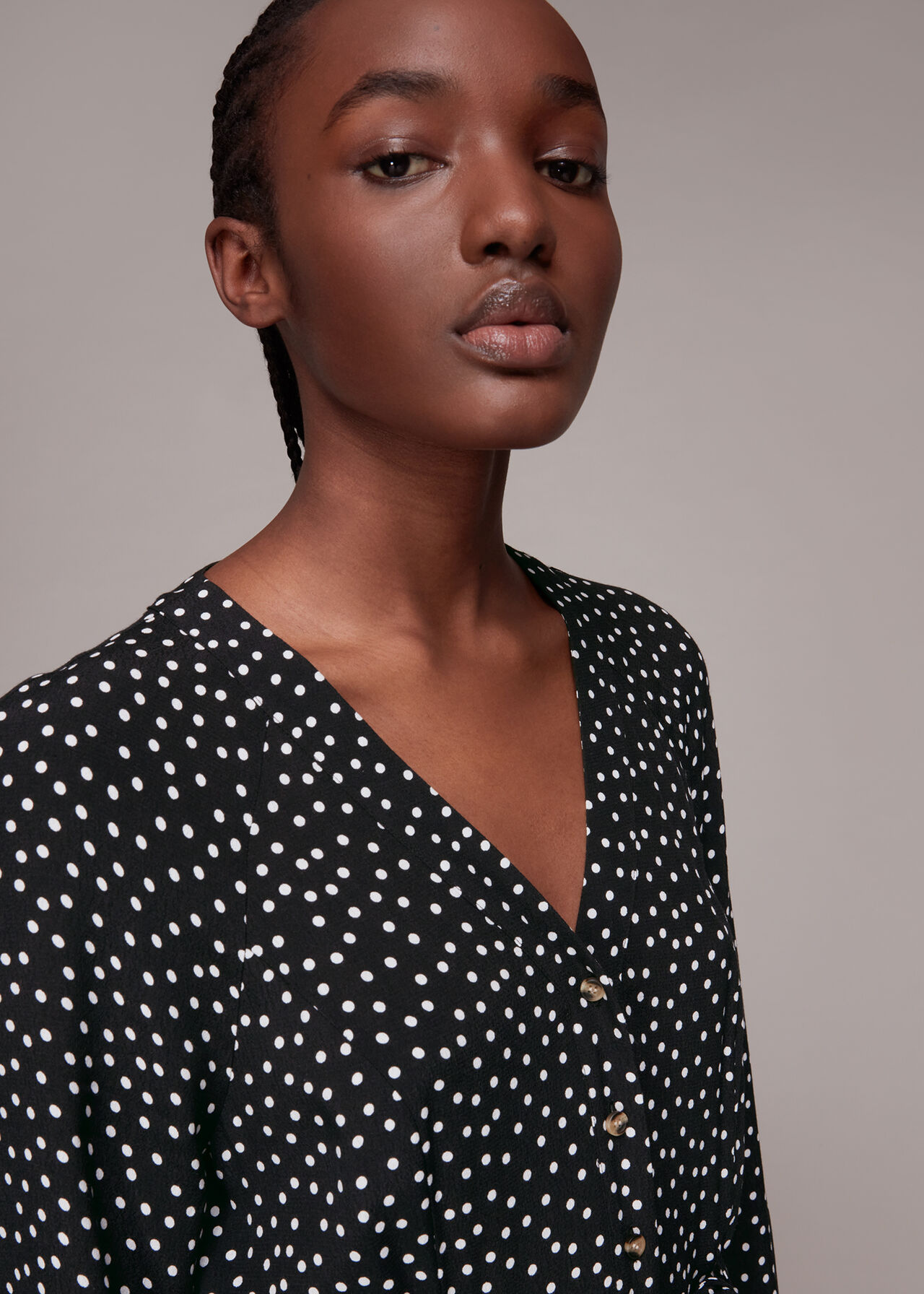 Lottie Spot Print Jumpsuit