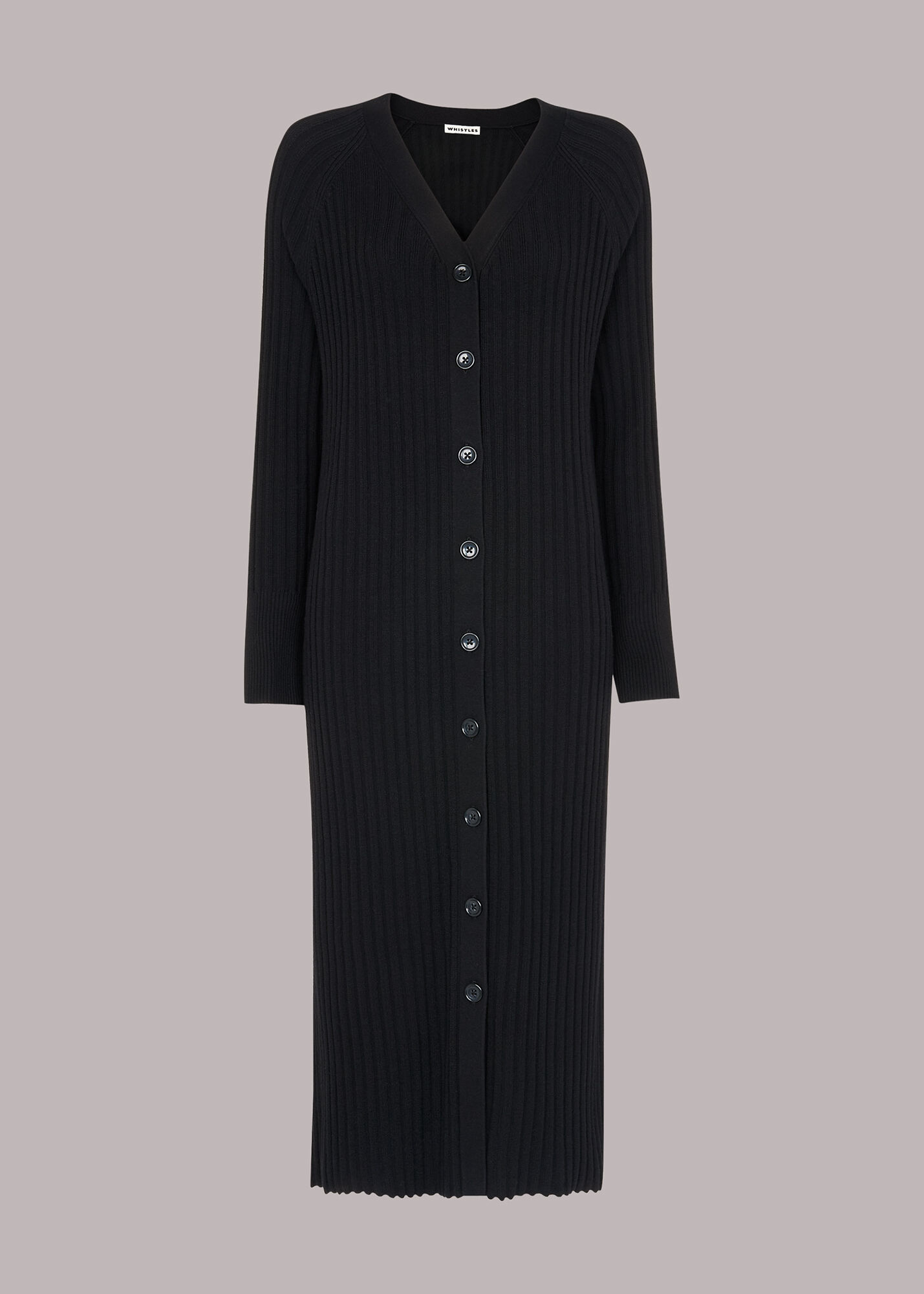 Ribbed cardigan dress sale