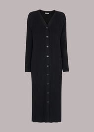 Nelly Ribbed Cardigan Dress