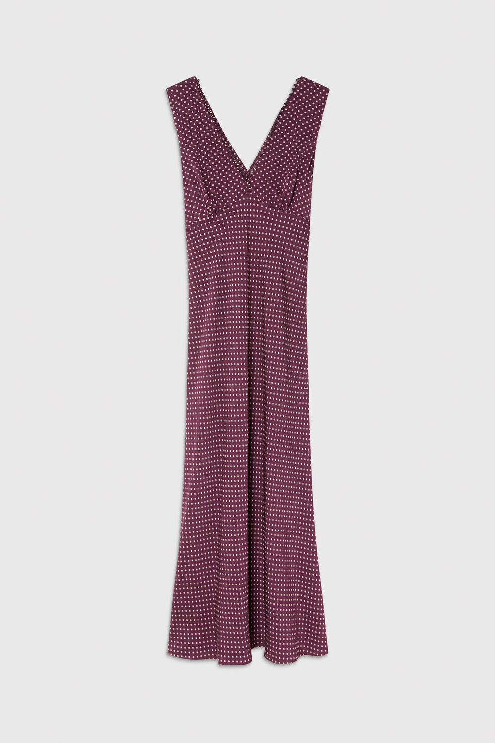 Purple Petite Mini Spot Sleeveless Dress