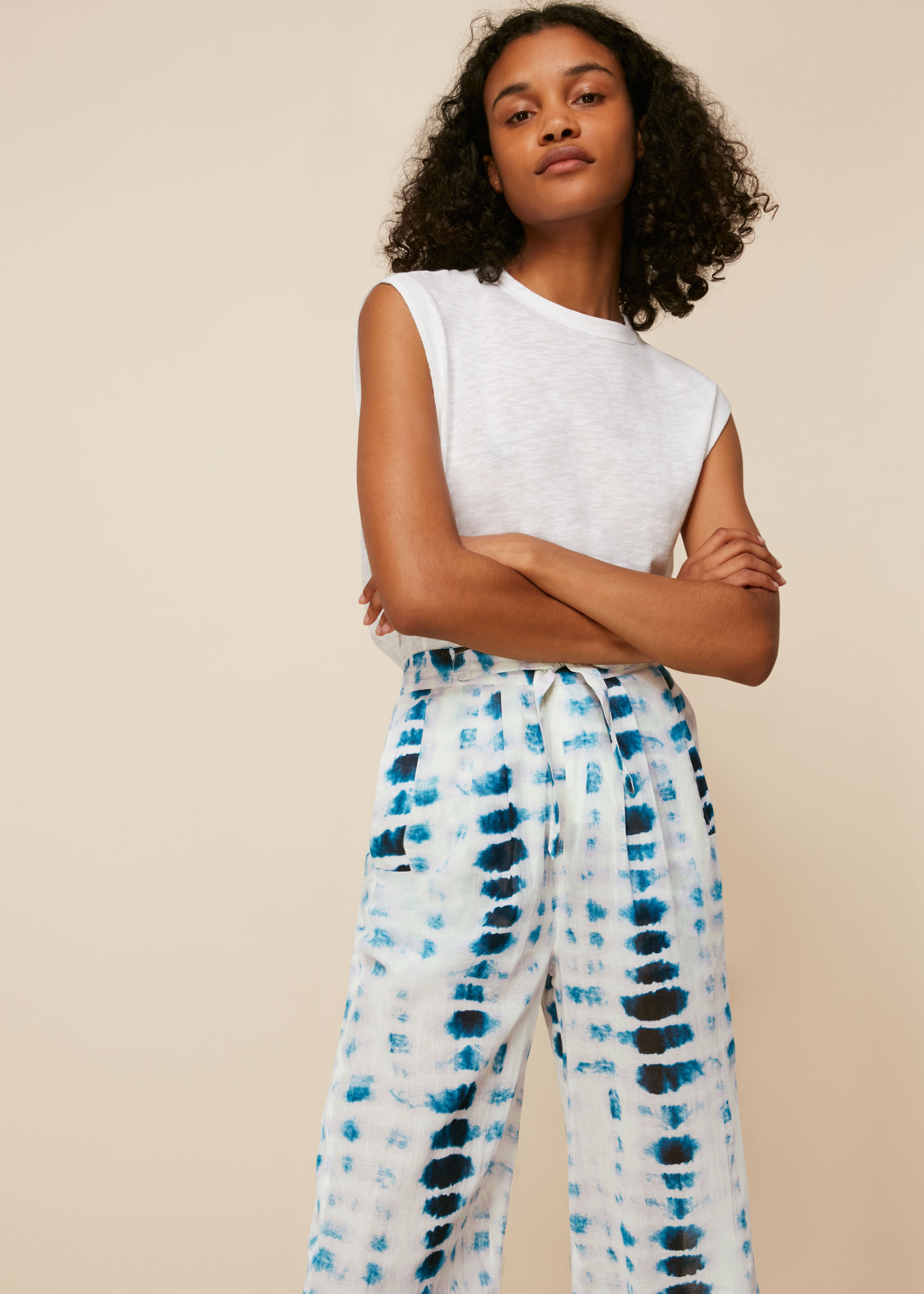 Tie-dye cargo trousers - Women's fashion | Stradivarius United States