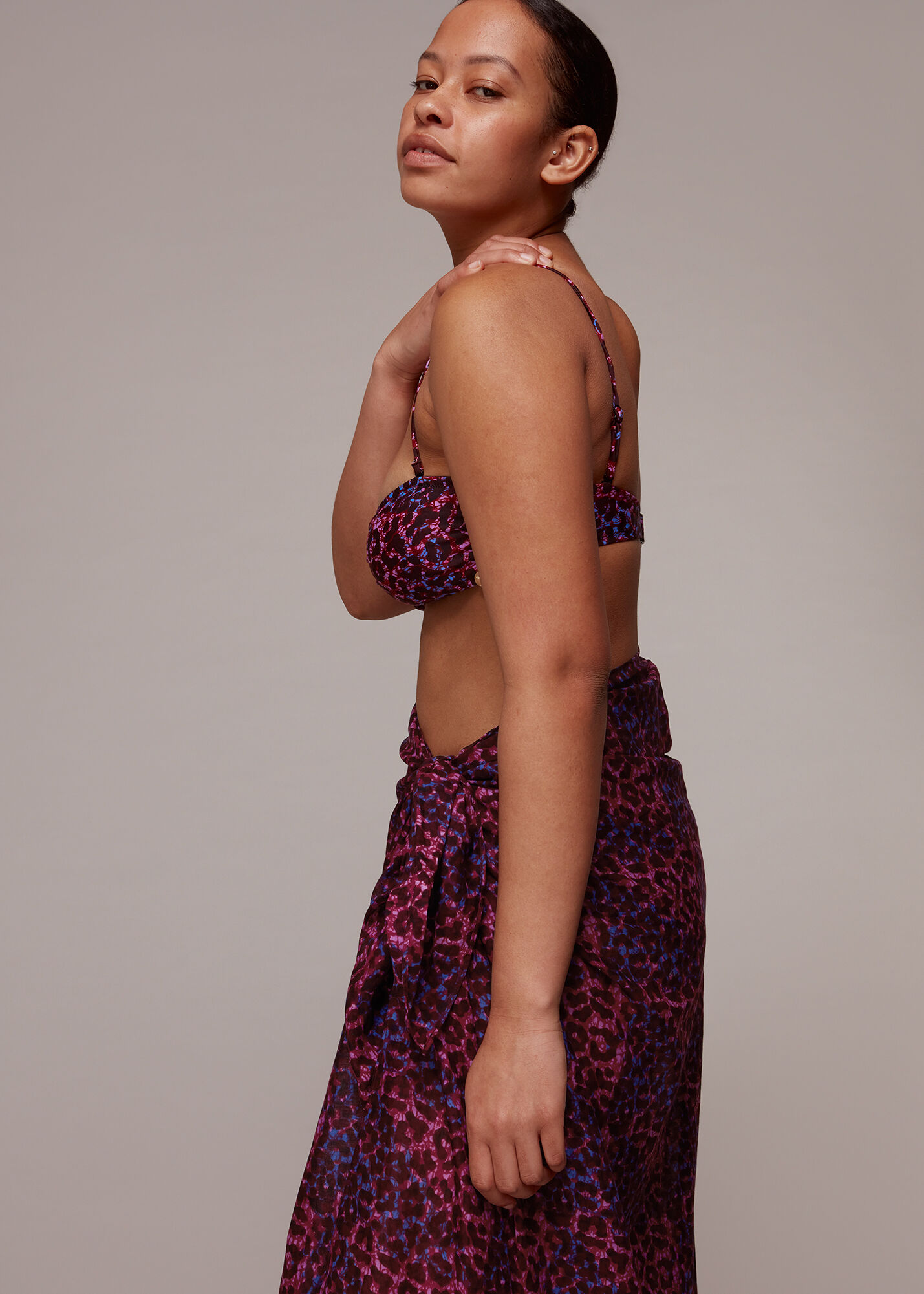 Jaspre cheetah rust skirt hot sale