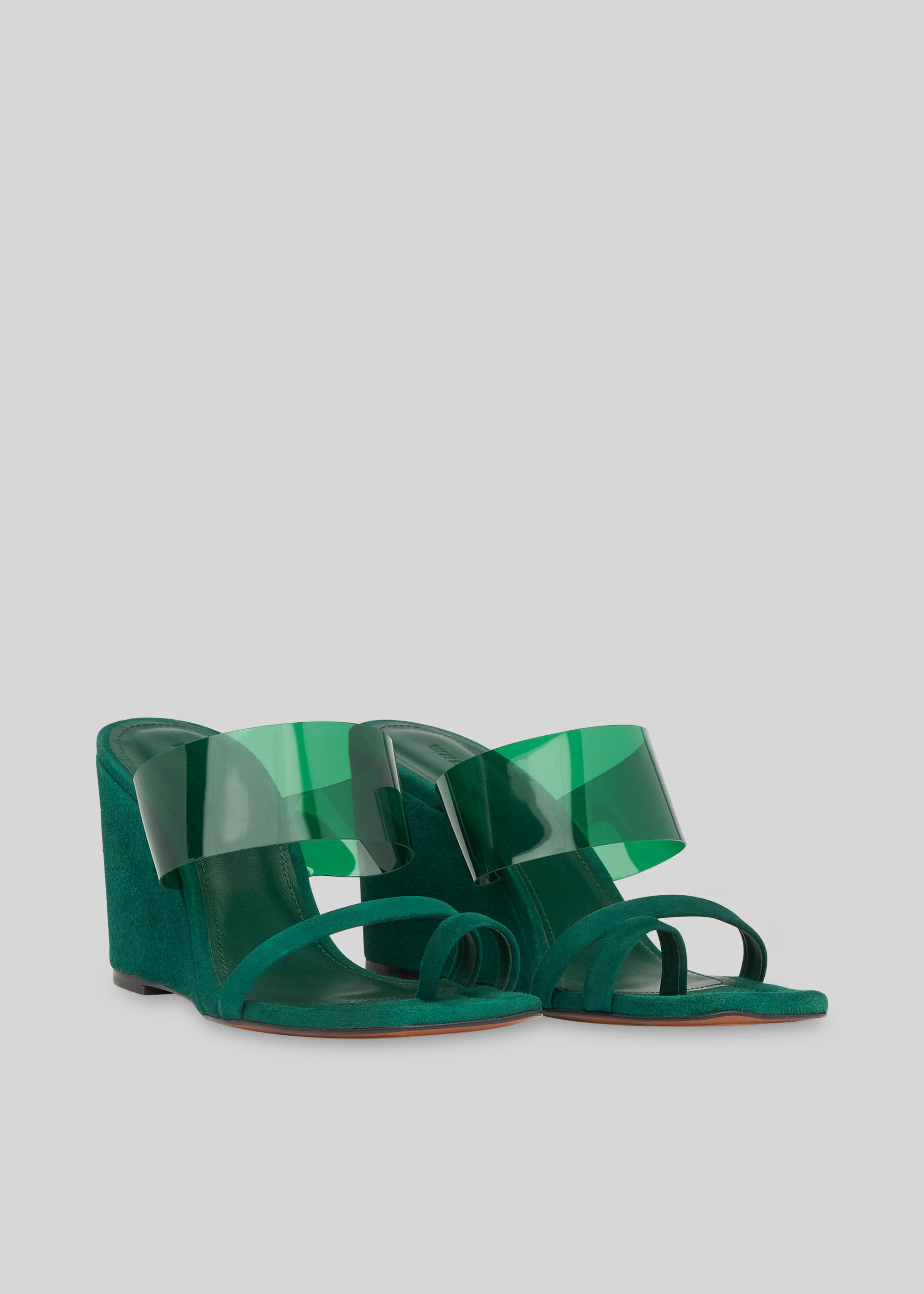 Green Thayer Perspex Wedge WHISTLES