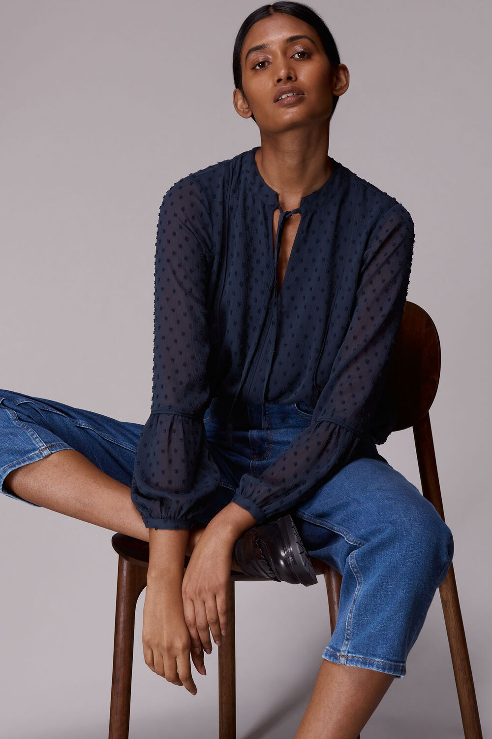 Verity Dobby Blouse
