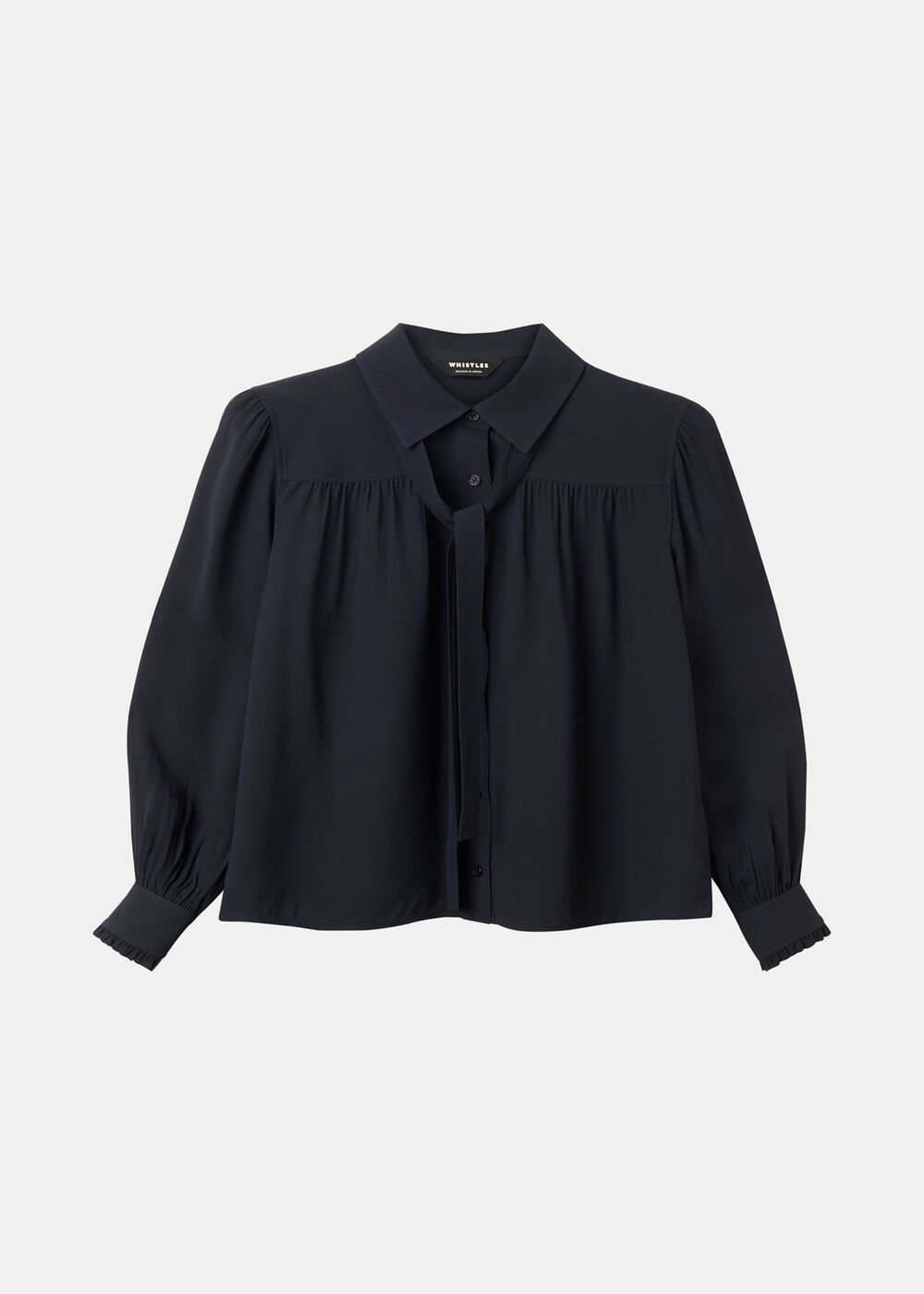 Tie Detail Crepe Blouse