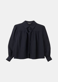 Tie Detail Crepe Blouse