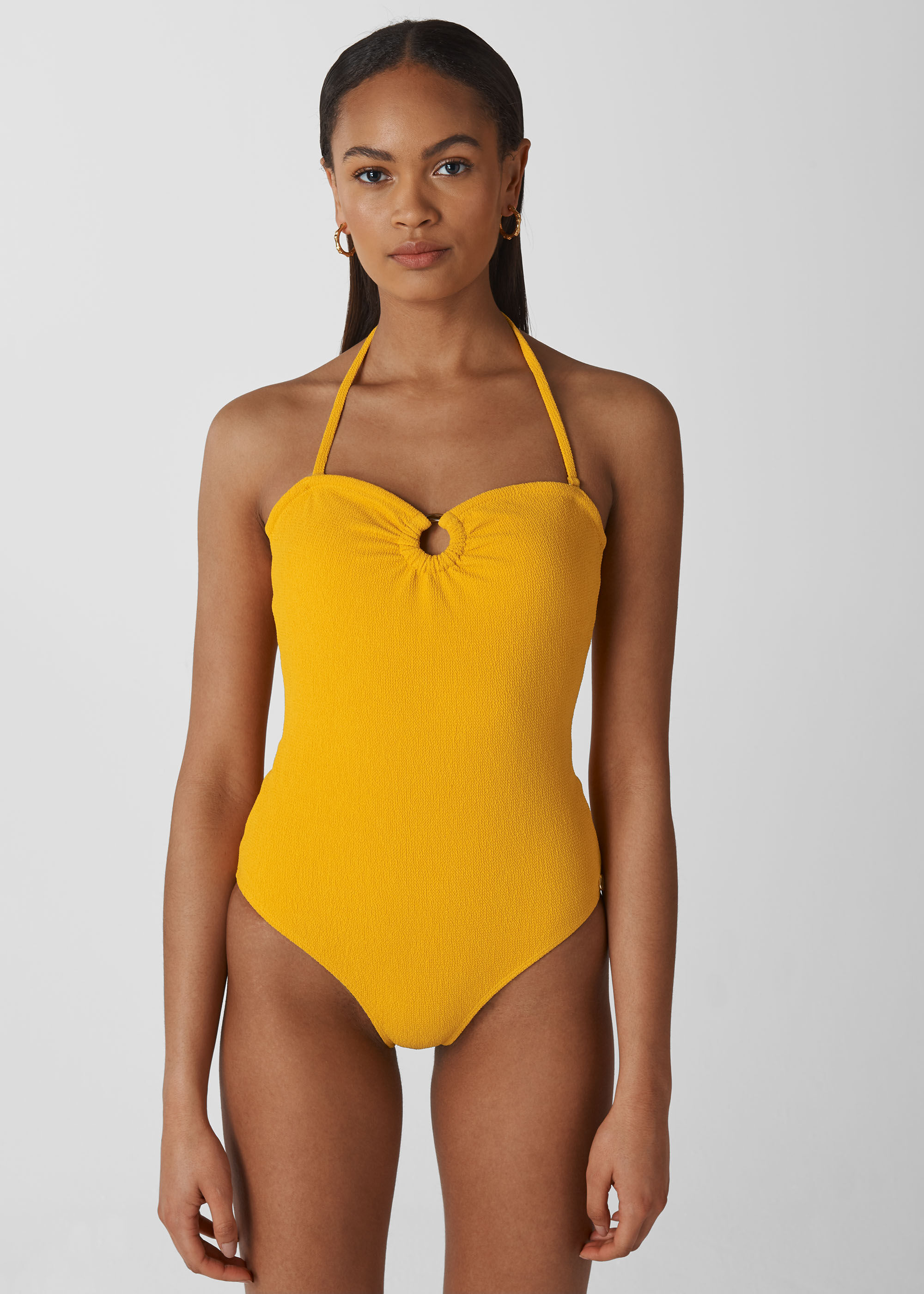 Mustard houmous swimming costume