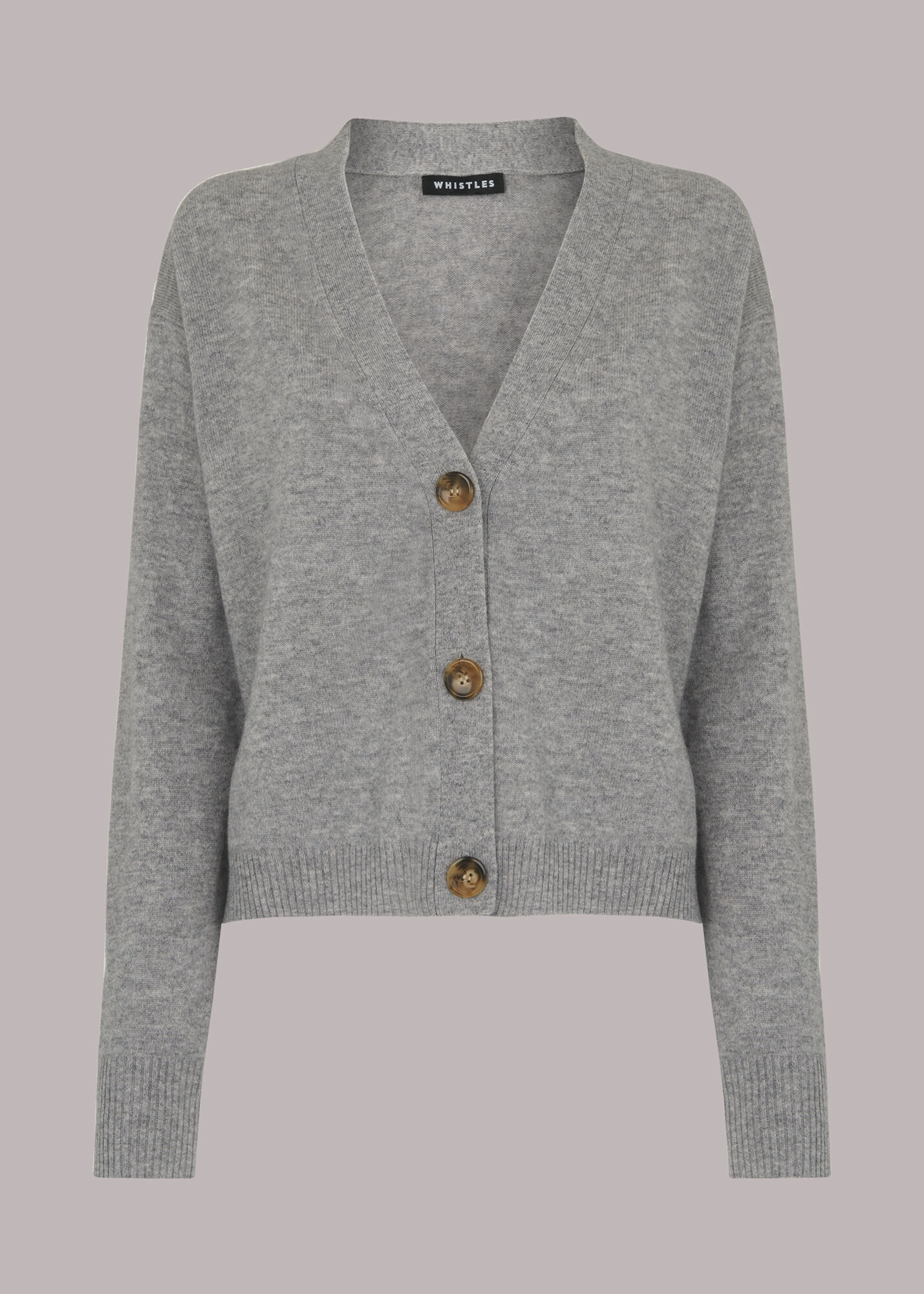 Gray cashmere cardigan online