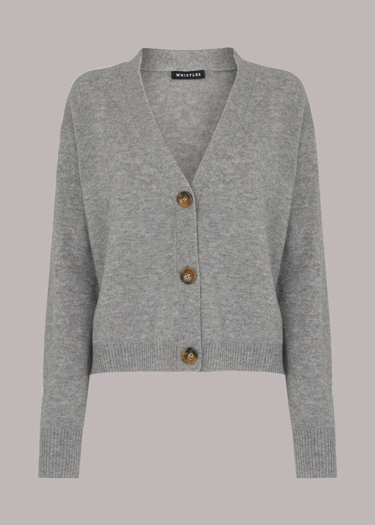 Grey Cashmere Cardigan | WHISTLES