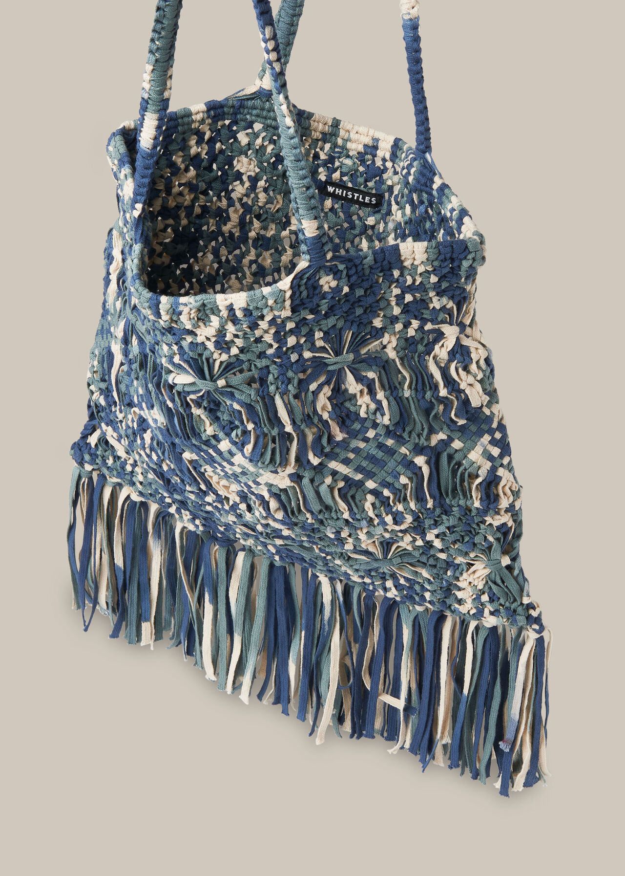 Clea Tie Dye Crochet Tote