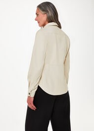 Kelly Slim Leather Shirt