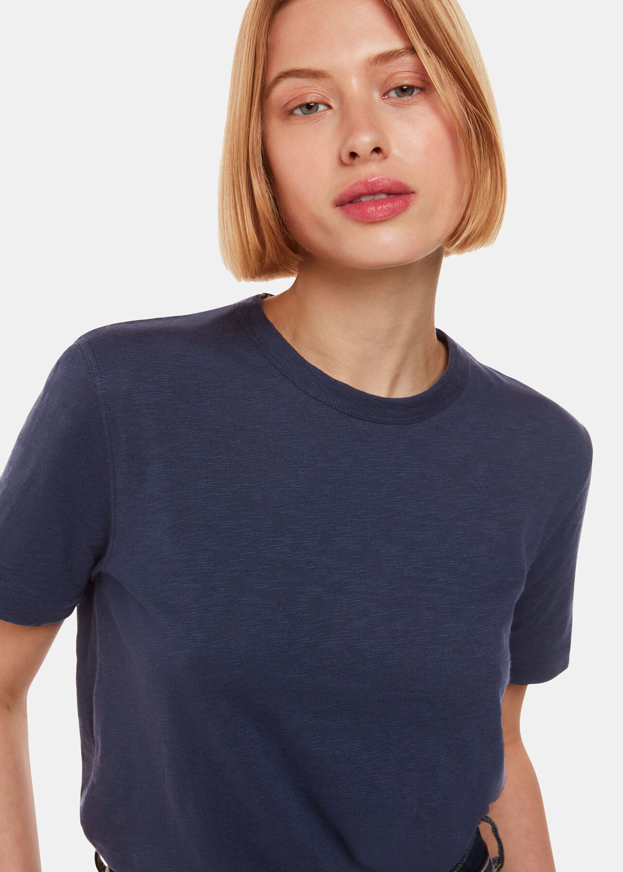Navy Emily Ultimate TShirt WHISTLES Whistles UK