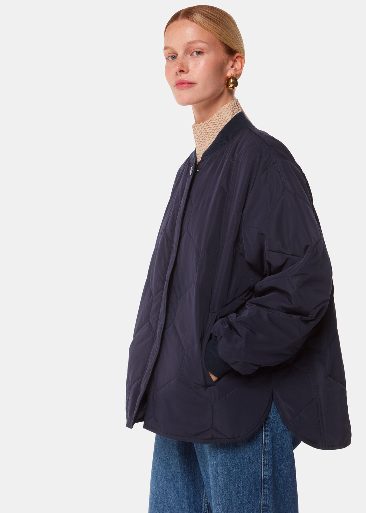 Ida Short Quilted Coat