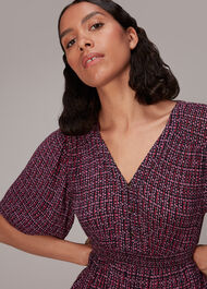 Bella Twist Dot Midi Dress