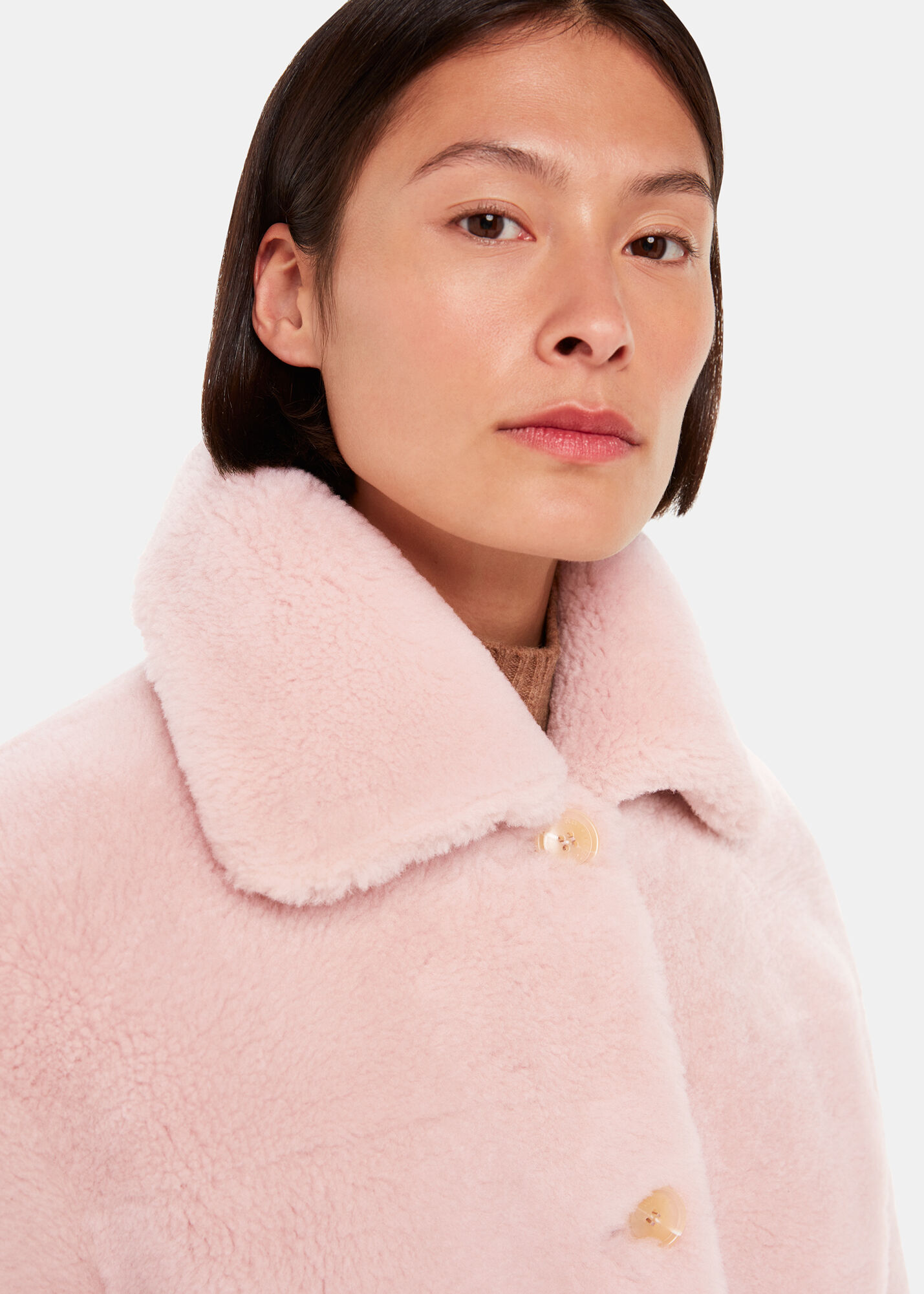 Whistles discount pink coat