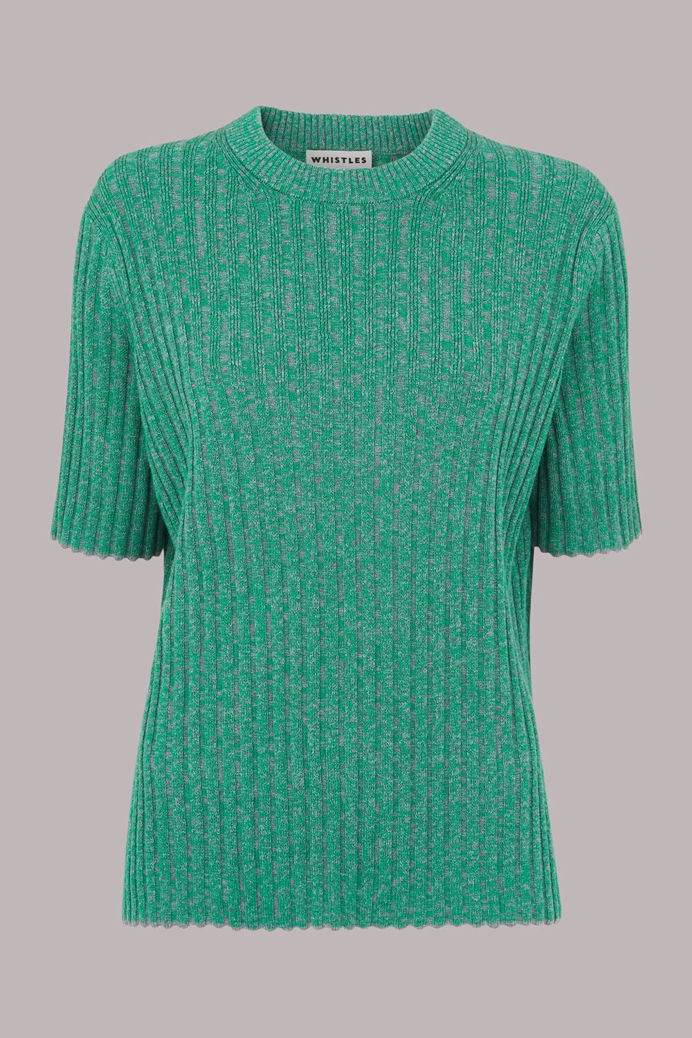 Wynn Flecked Knitted TShirt