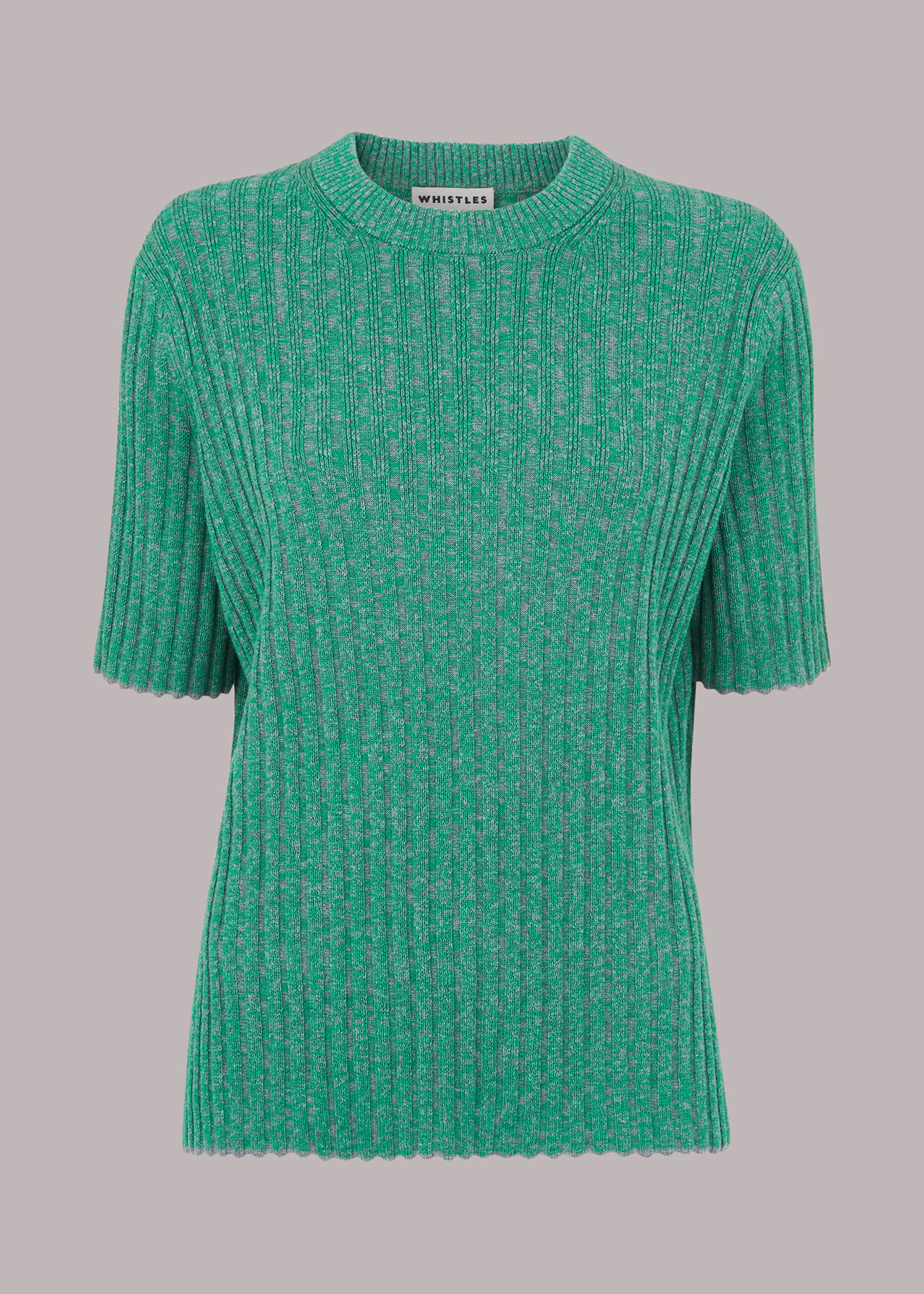 Wynn Flecked Knitted TShirt