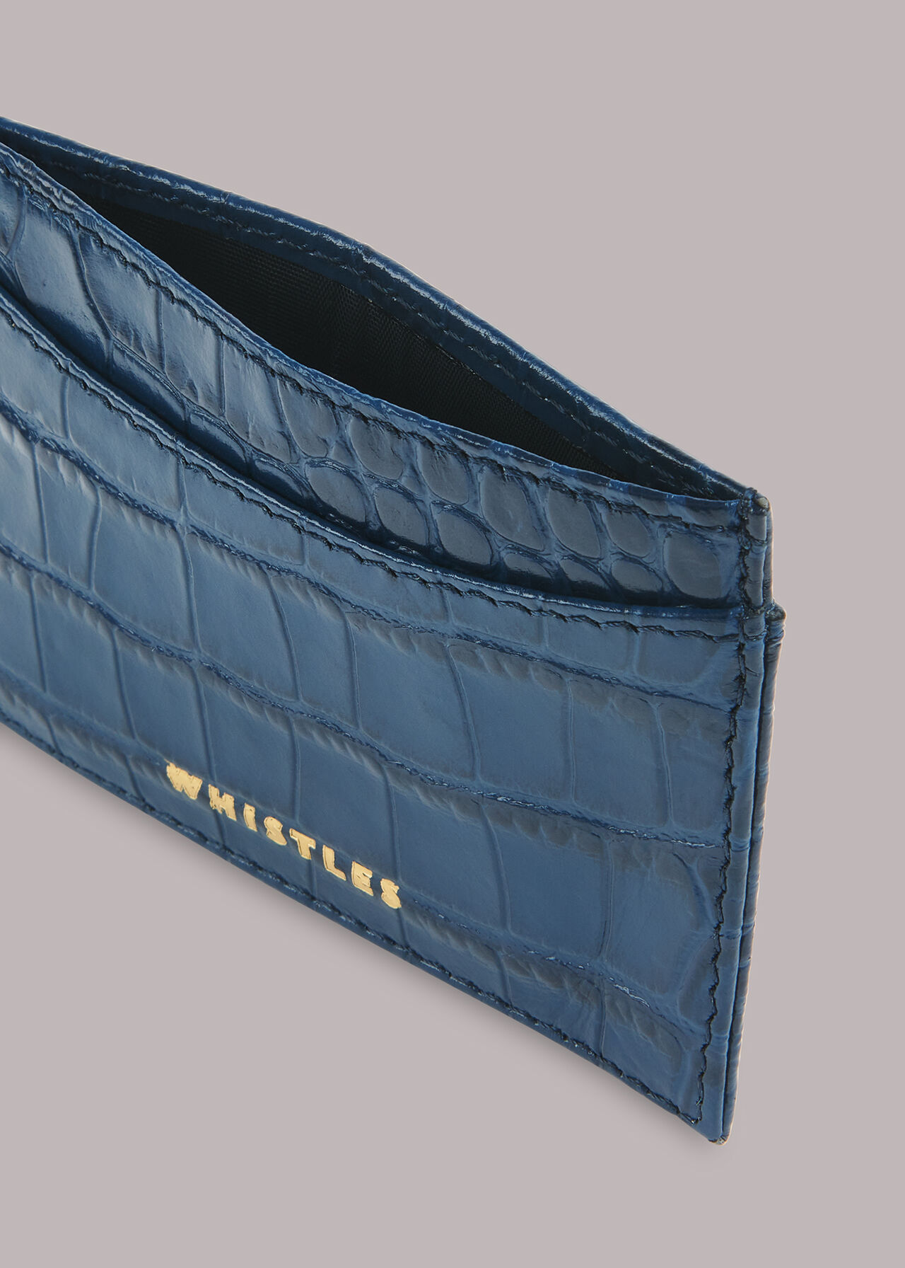 Shiny Croc Card Holder