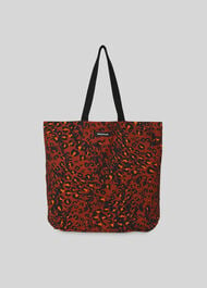 Ludlow Printed Tote Brown/Multi