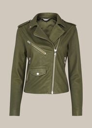 Agnes Pocket Leather Jacket