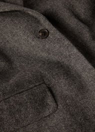 Herringbone Wool Blend Blazer