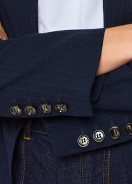Pinstripe Blazer
