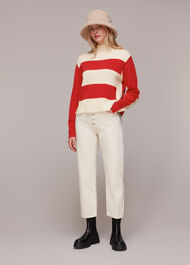 Colour Block Wool Jumper