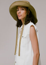 Sun Hat With Tie