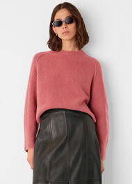 Aria Wool Mix Crew Knit