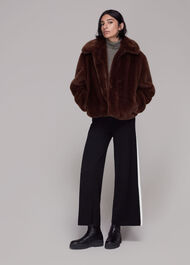 Drew Faux Fur Coat