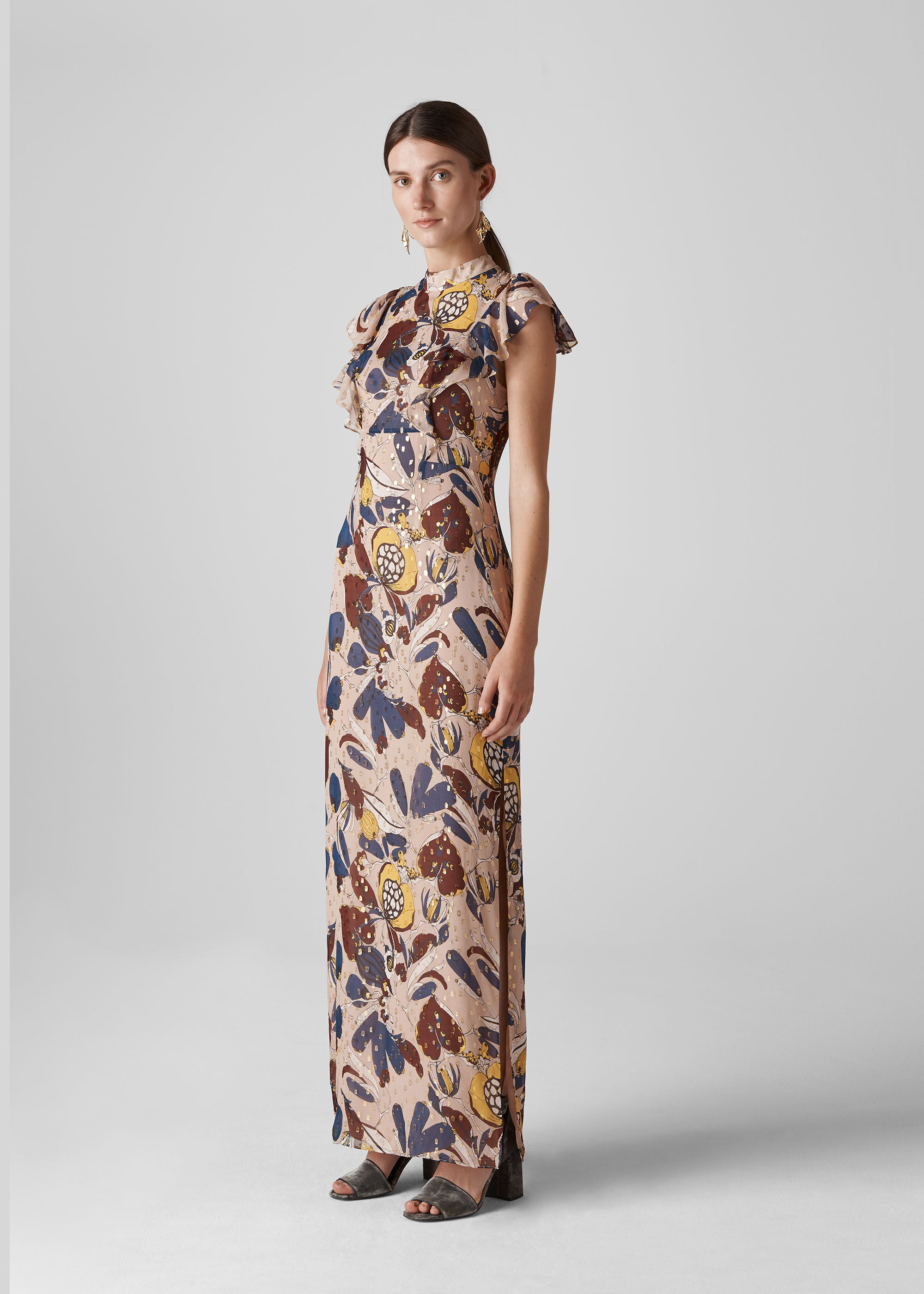 Whistles montrose dobby dress on sale