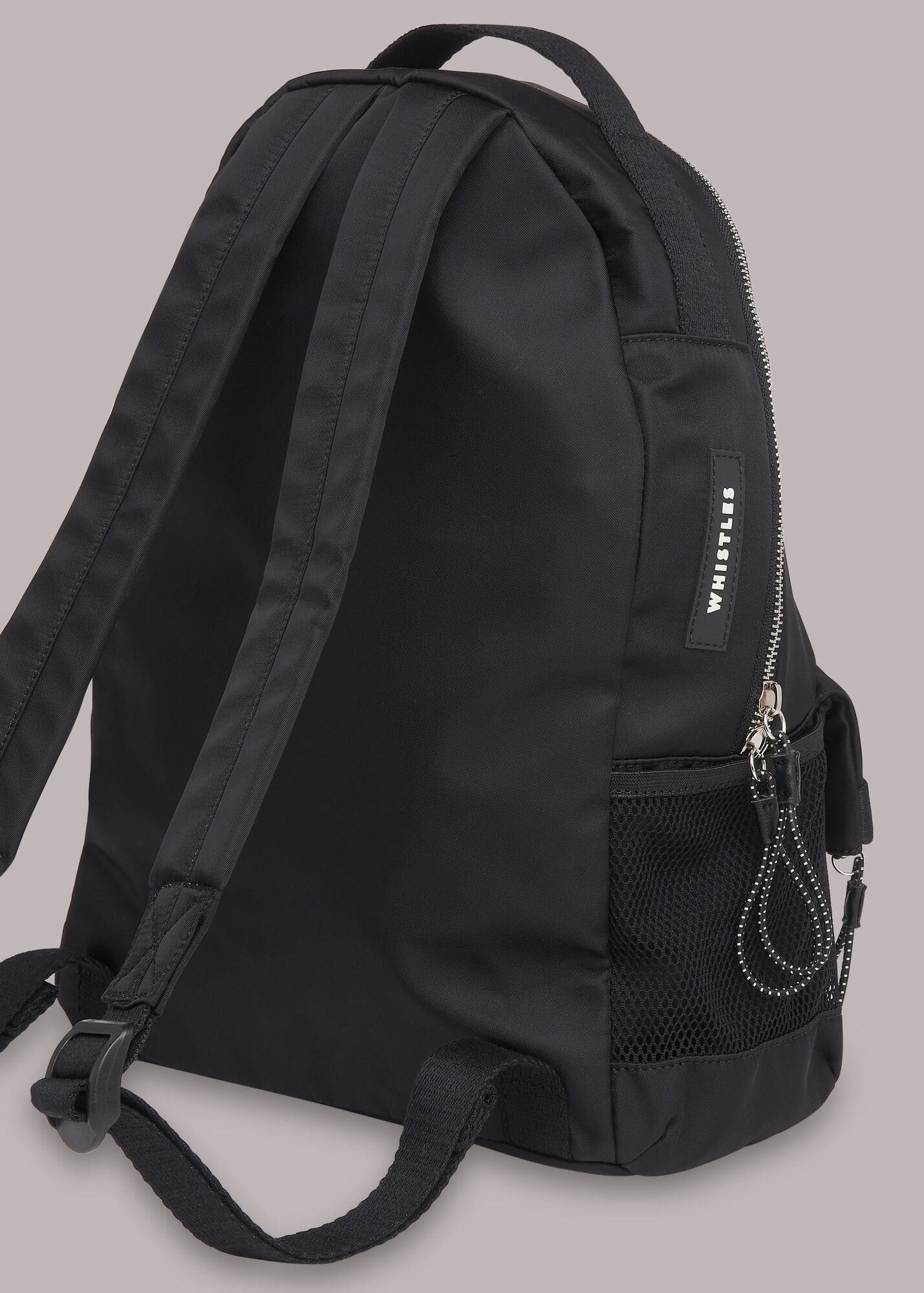 Black Kodi Nylon Backpack WHISTLES